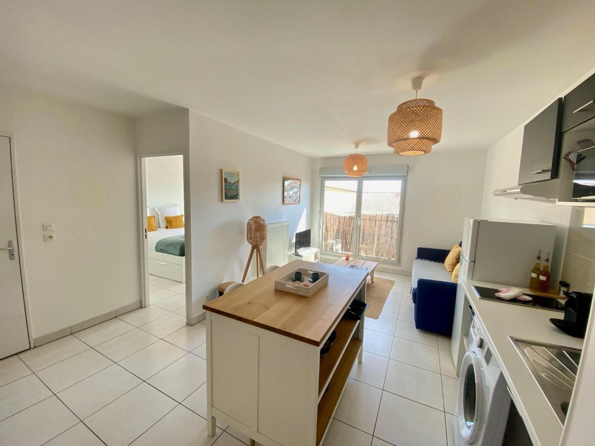 "Loulou" T1 Moderne Et Lumineux, Centre Ville, Wifi, Parking Sète Eksteriør bilde